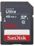 Sandisk Ultra 64GB SD Card Black for $39.98 at thewarehouse