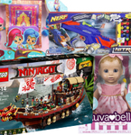 Win a Luvabella Interactive Doll, Nerf Nitro Moto, Fisher Price Shimmer and Shine Magic Flying Carpet + More from Tots to Teens