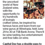 Win a Double Pass to Winetopia from The Dominion Post (Wellington