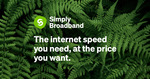 Get $20.26 Credit a Month for Up to 3 Months ($60.78 Max) on Any New Fibre Plan (from $63.59/Month) @ Simply Broadband