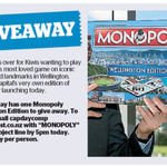 Win Monopoly Wellington Edition from The Dominion Post