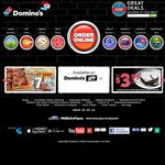 3 Pizzas + 2x 1.25lt Drink + 2x Garlic Bread for $32 Delivered @ Domino's