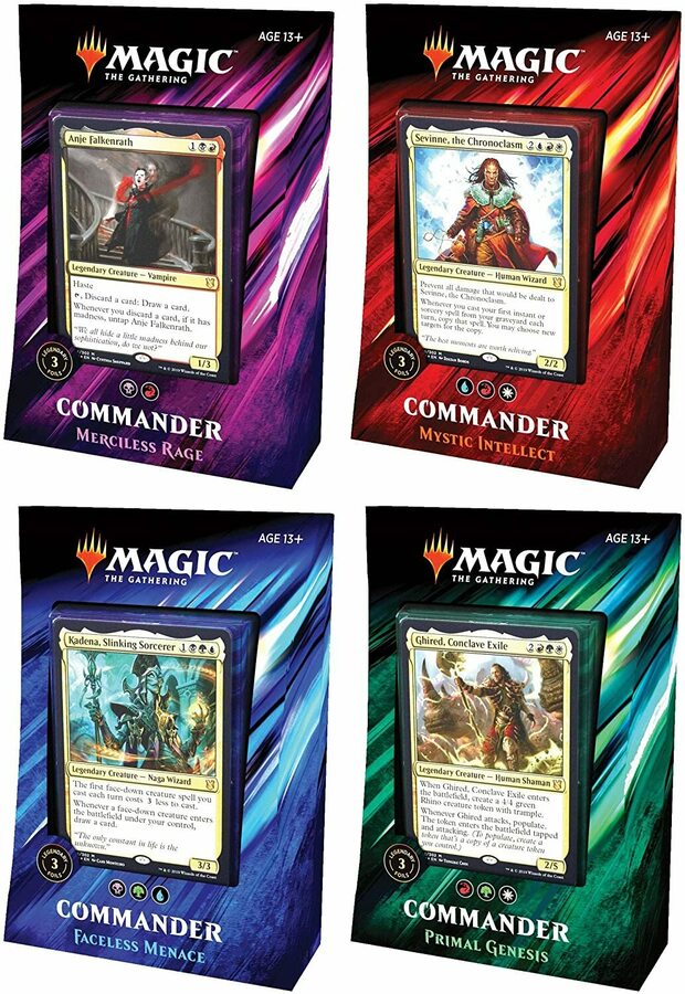Magic The Gathering Commander 2019 All 4 Decks US79.99 (NZ182
