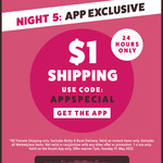 $1 Shipping (Exclusions Apply) @ Onceit App