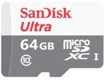 SanDisk 64GB Ultra MicroSDXC Memory Card USD $20.49+USD $0.63 Shipping (~NZD $31.78) @Dealsmachine