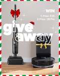 Win a Roborock F25 Wet/Dry Cordless Hard Floor Cleaner or Q5 Pro Robot Vacuum from Roborock