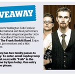 Win 1 of 2 Family Passes to Wellington Folk Festival from The Dominion Post