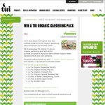 Win a Tui Organic Gardening Pack from Tui Garden
